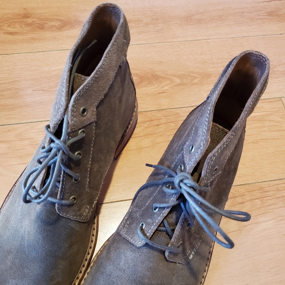 Clarks Mens Clarkdale Bud Suede Comfort Dress Ankle Boots - Picture 6 of 13